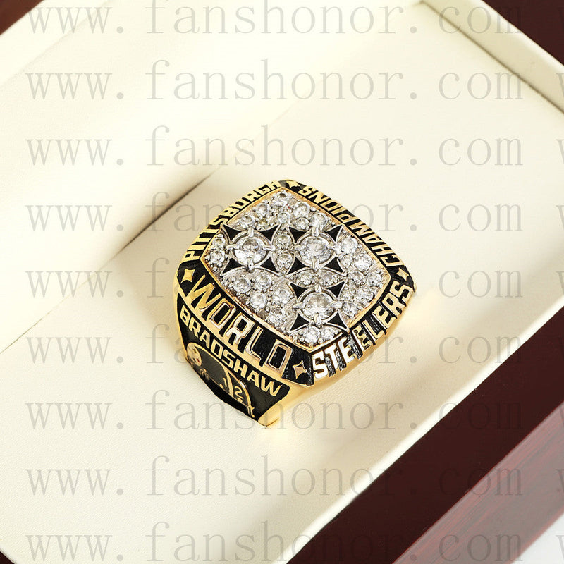 Customized Pittsburgh Steelers NFL 1978 Super Bowl XIII Championship Ring