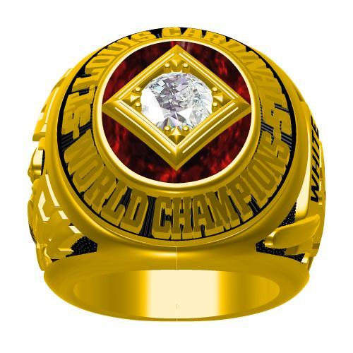 1964 St. Louis Cardinals MLB World Series Championship Ring