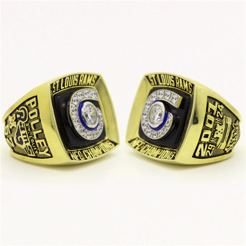 Custom 2001 St. Louis Rams National Football Championship Ring