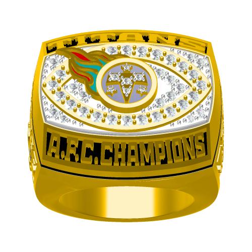 Custom 1999 Tennessee Titans American Football Championship Ring