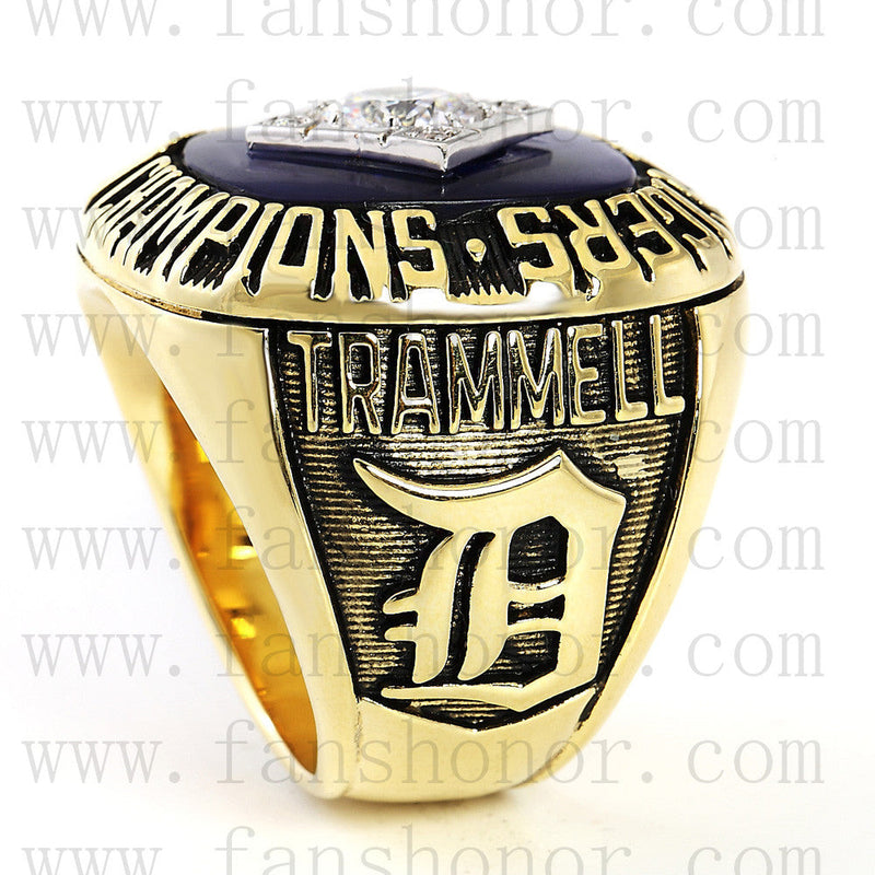 Customized MLB 1984 Detroit Tigers World Series Championship Ring