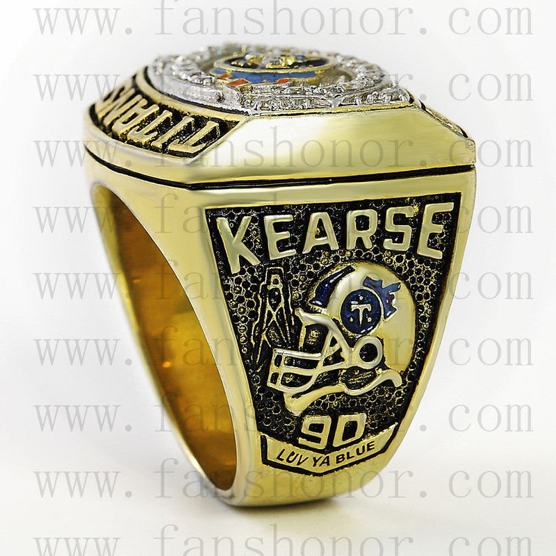 Customized AFC 1999 Tennessee Titans American Football Championship Ring