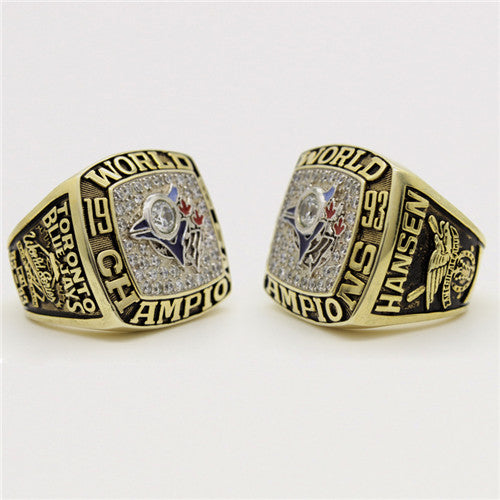 Custom 1993 Toronto Blue Jays MLB World Series Championship Ring