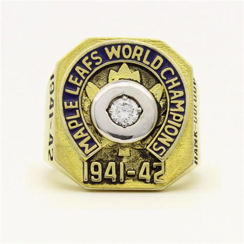 1942 Toronto Maple Leafs Stanley Cup Championship Ring