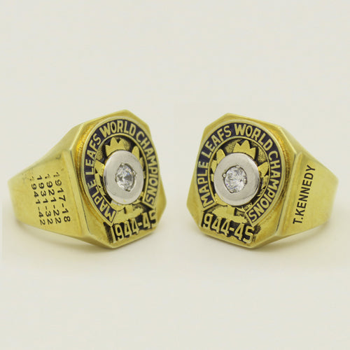 Custom 1945 Toronto Maple Leafs NHL Stanley Cup Championship Ring