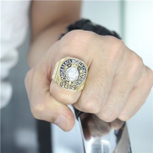 Custom 1947 Toronto Maple Leafs NHL Stanley Cup Championship Ring