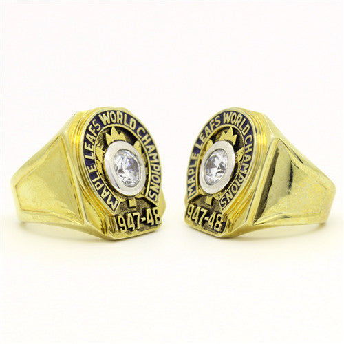 Custom 1948 Toronto Maple Leafs NHL Stanley Cup Championship Ring