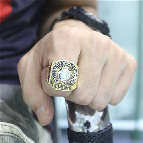 Custom 1951 Toronto Maple Leafs NHL Stanley Cup Championship Ring