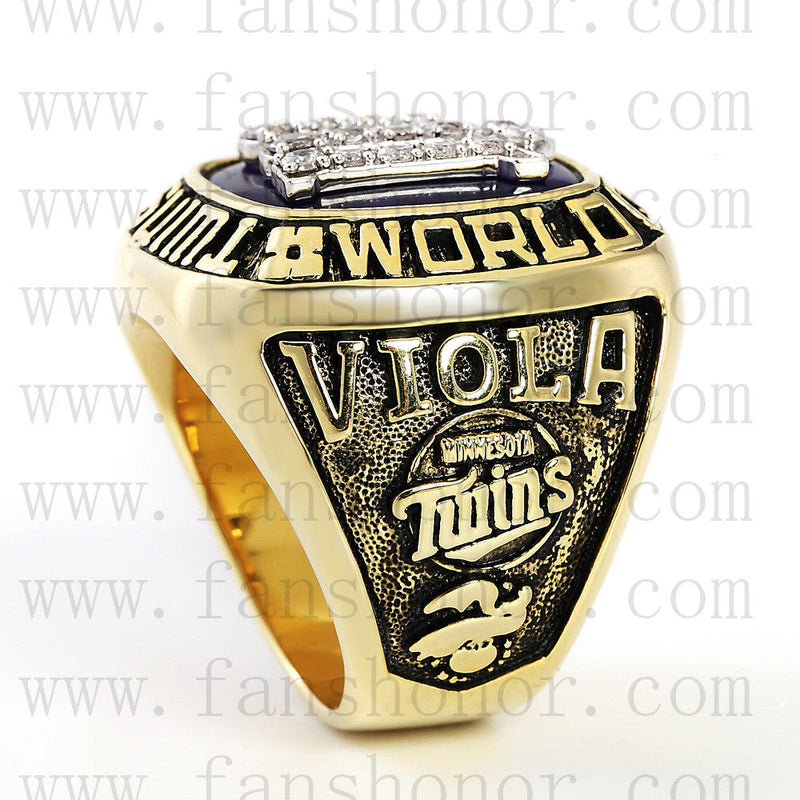 Customized MLB 1987 Minnesota Twins World Series Championship Ring