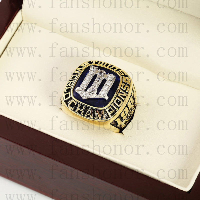 Customized MLB 1987 Minnesota Twins World Series Championship Ring