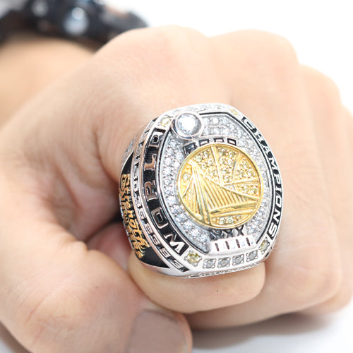 Custom 2017 NBA Golden State Warriors National Basketball World Championship Rings