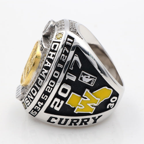 Custom 2017 NBA Golden State Warriors National Basketball World Championship Rings