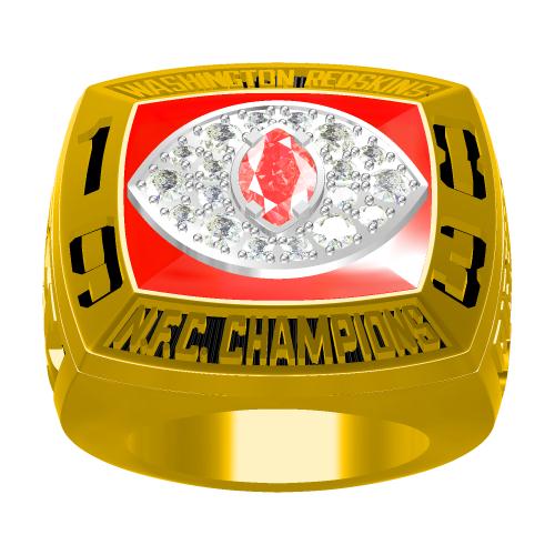 Custom 1983 Washington Redskins National Football Championship Ring