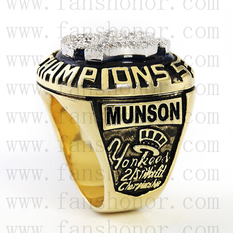 Customized MLB 1977 New York Yankees World Series Championship Ring