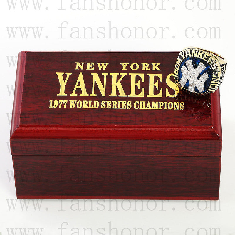 Customized MLB 1977 New York Yankees World Series Championship Ring