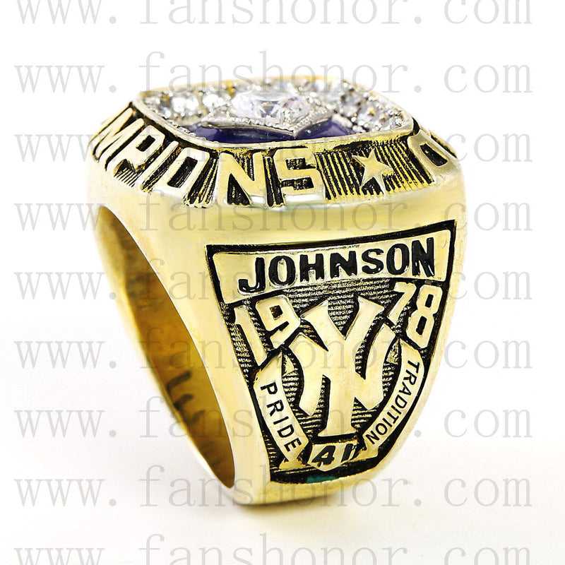 Customized MLB 1978 New York Yankees World Series Championship Ring