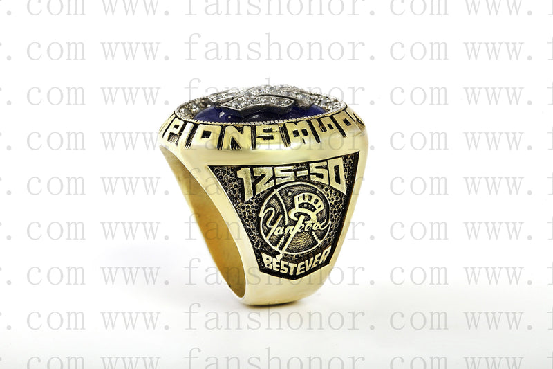 Customized MLB 1998 New York Yankees World Series Championship Ring