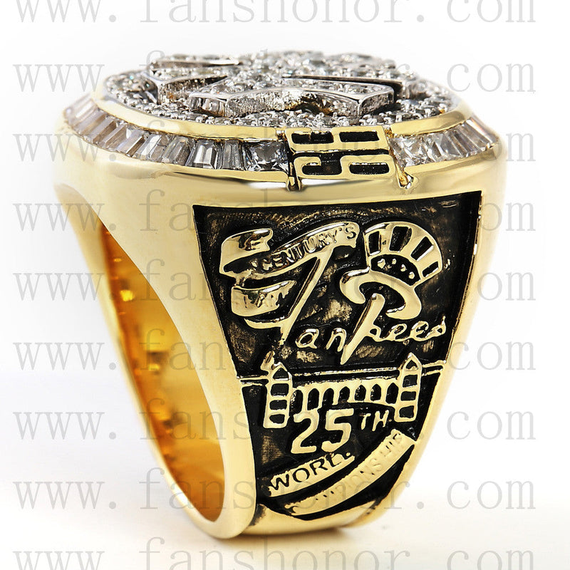 Customized MLB 1999 New York Yankees World Series Championship Ring