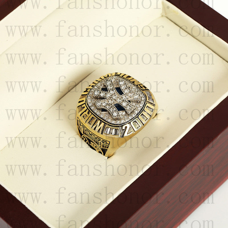 Customized MLB 2000 New York Yankees World Series Championship Ring