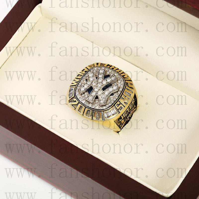 Customized MLB 2000 New York Yankees World Series Championship Ring